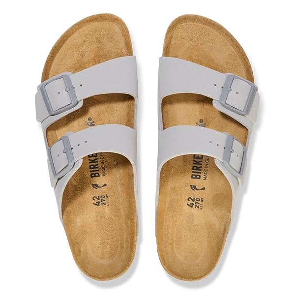 BIRKENSTOCK Women's Arizona Bs Sandals, gray, 11 US