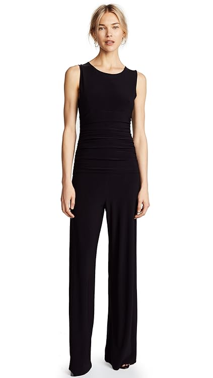 Norma Kamali Women's Kamali Kulture Shirred Waist Jumpsuit