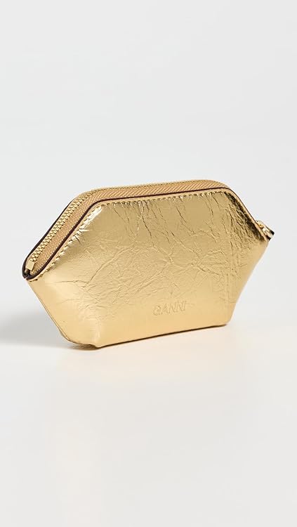 Ganni Women's Bou Crushed Coin Purse
