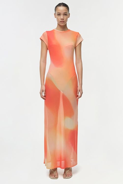 Fia Mesh Midi Dress