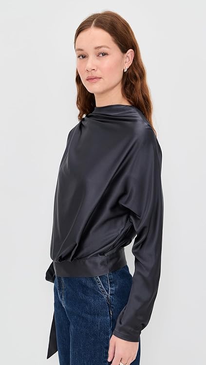 STAUD Women's Phoebe Silk Top