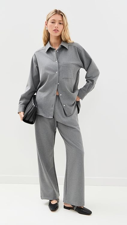 DONNI. Women's The Flannel Simple Pants