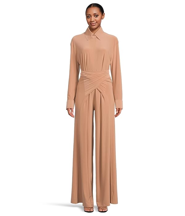 Norma Kamali womens Four Sleeve Nk Shirt Jumpsuit