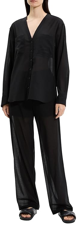 Theory Women's Os Nc Pkt Shirt