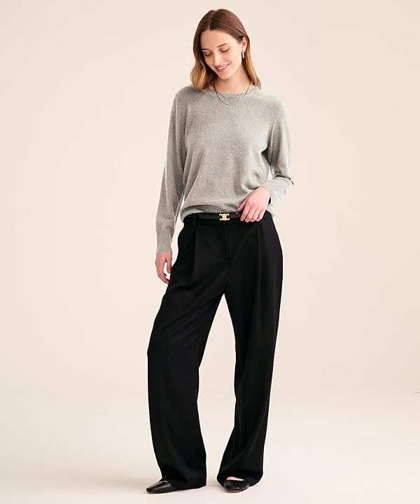 NAADAM Women's The Original Cashmere Crewneck Sweater