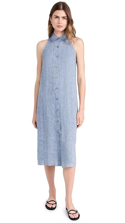 Theory Women's Halter Neck Shirt Dress