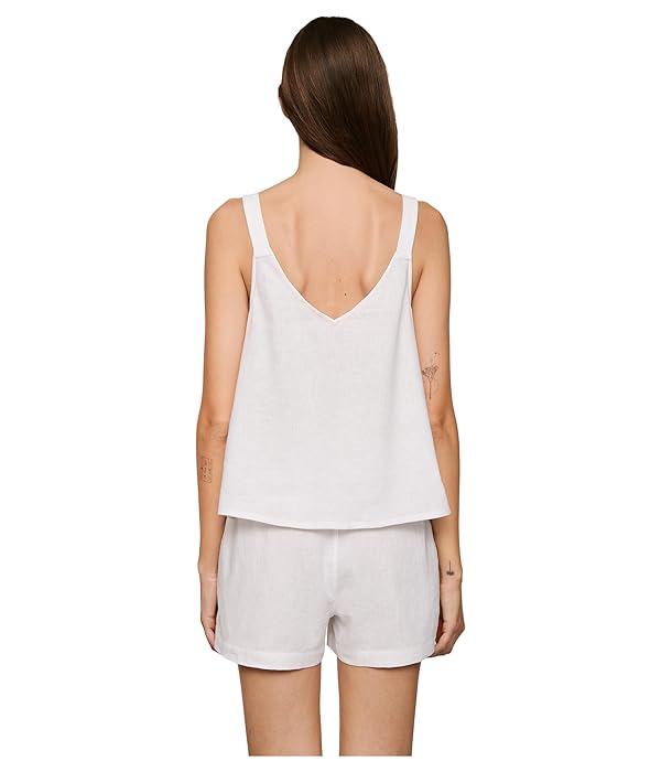 Eberjey Women's Linen Blend V-neck Cami