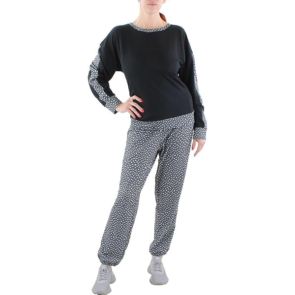 Splendid Women's Women's Contrast Trim Jogger Set