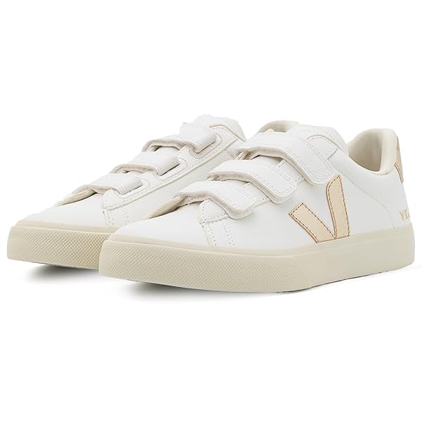 Veja Women's Recife Logo Sneakers, Extra/White/Platine, 6.5 Medium US