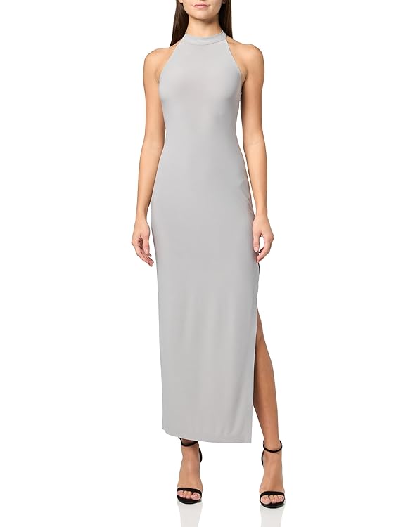 Norma Kamali Women's Halter Long Dress