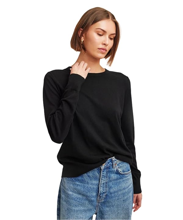 NAADAM Womens Soft by Naadam Cotton Cashmere Crewneck