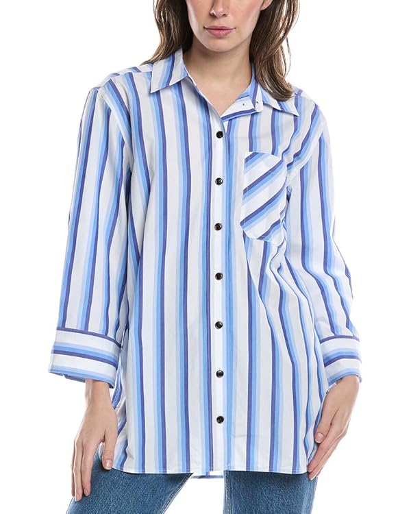 GANNI Striped Shirt