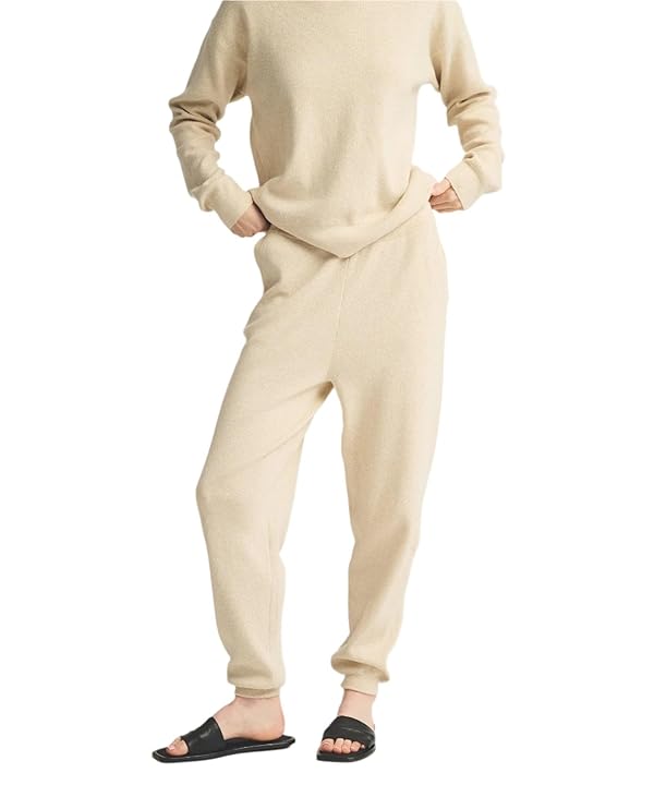 NAADAM Women's Cafe Cotton Cashmere Cropped Jogger