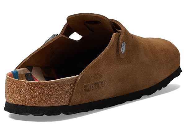 Birkenstock Women's Boston Printed Footbed-Suede Clog