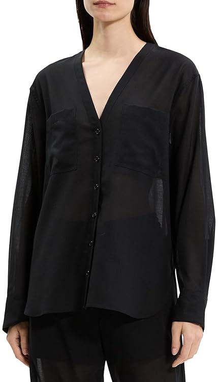 Theory Women's Os Nc Pkt Shirt