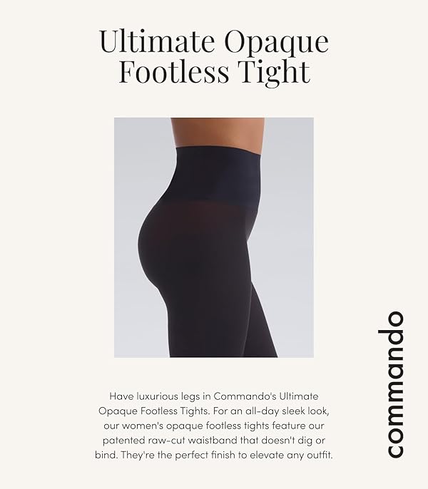 commando Women's Ultimate Opaque Footless Tights
