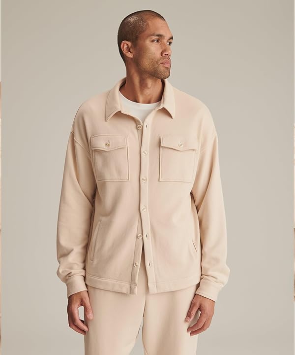 Naadam Unisex Unisex Terry Shirt Jacket