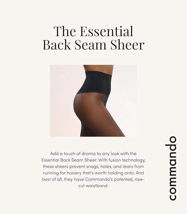 commando Women's The Essential Backseam Tights