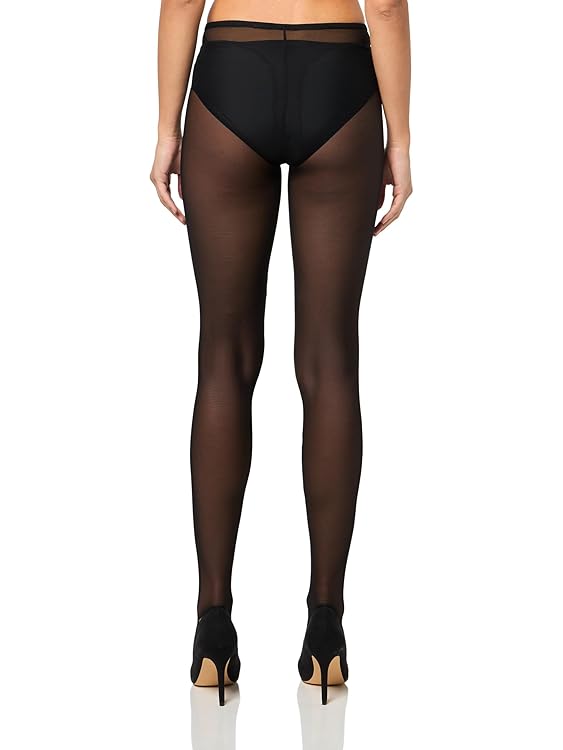 NORMA KAMALI Women's Legging W/Footie W/O Waistband, Black