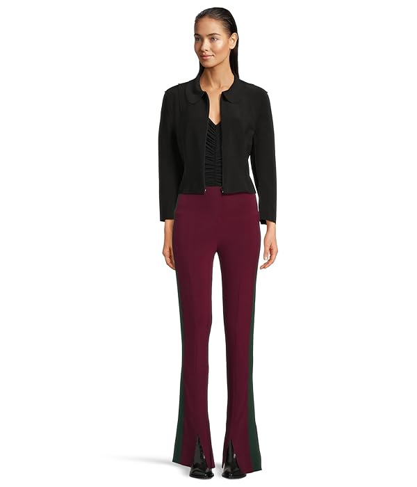 Norma Kamali Womens Side Stripe Spat Legging