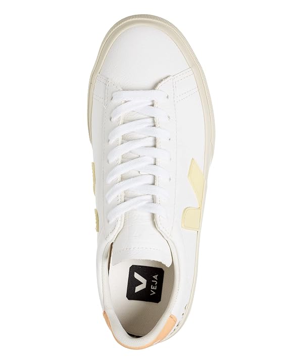 Veja Women Campo Sneakers White - Sun - Peach 7 US