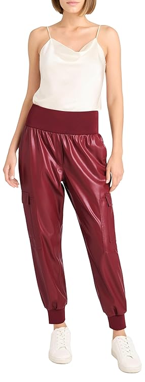 Cinq à Sept Women's Lite Vegan Leather Giles Pant