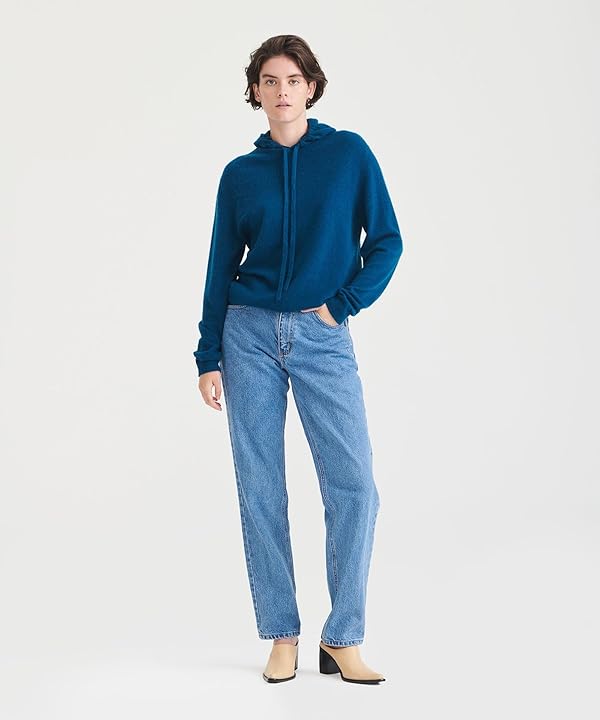 NAADAM womens Women's the Off-duty Cashmere Hoodie