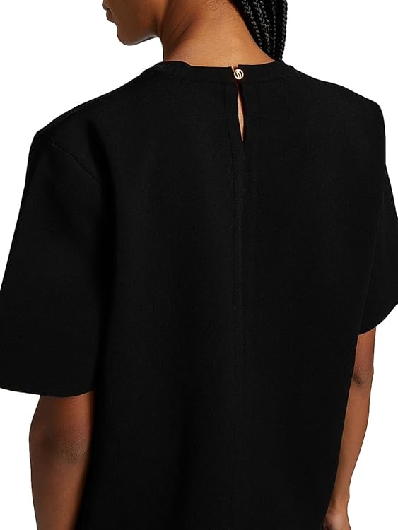 Compact Knit Short-Sleeve Top
