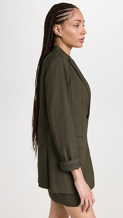 Theory Women's Rolled Sleeve Bf Jacket