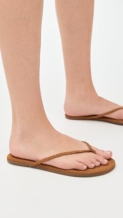 TKEES Women's Lily Braid Flip Flops