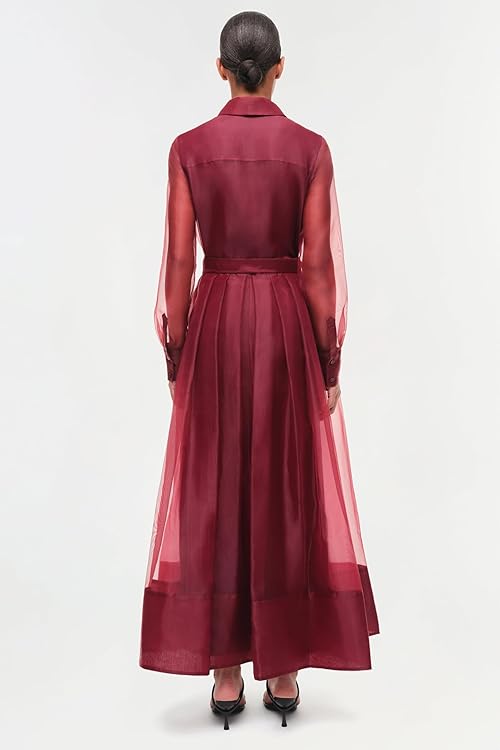 Montgomery Organza Belted Dress