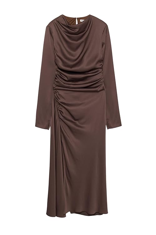 Odessa Satin Midi Dress
