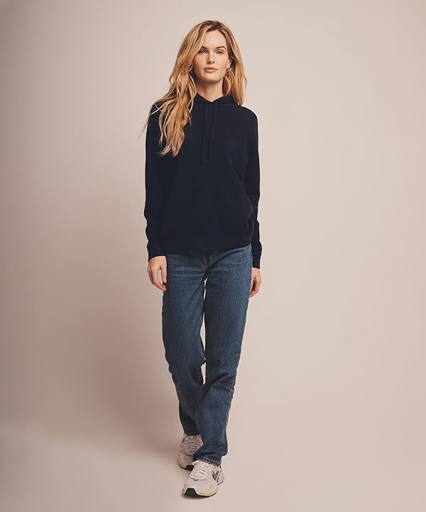 NAADAM Womens The Off-Duty Cashmere Hoodie