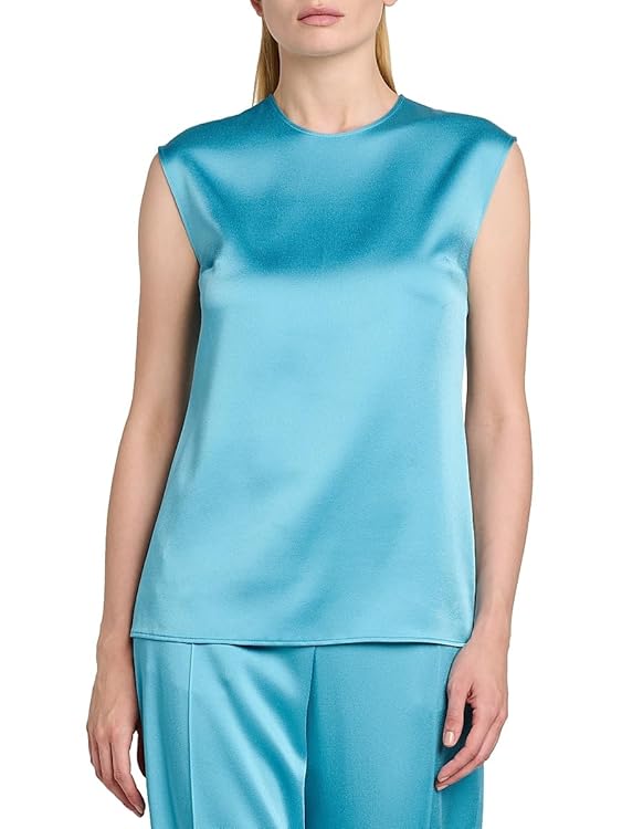 Satin Sleeveless Top