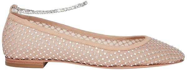 PAIGE Women's Janine with Rhinestone Flat Ballet