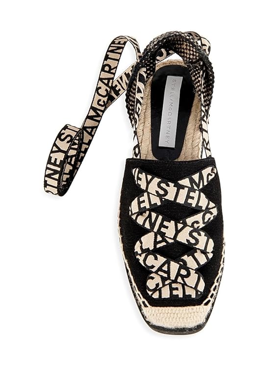 Gaia Logo Canvas Platform Espadrilles