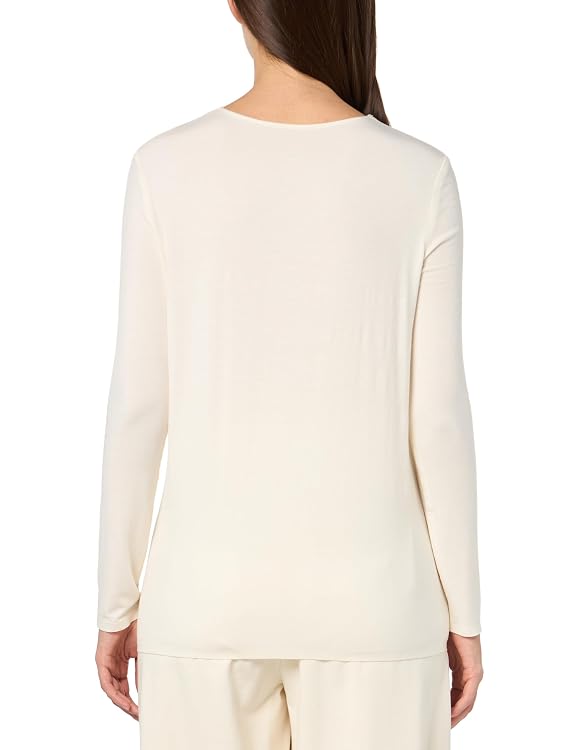 Norma Kamali Women's Long Sleeve Crew Top
