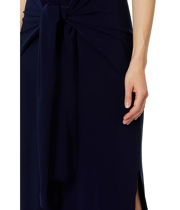 Norma Kamali Women's Strapless All in One Side Slit Gown