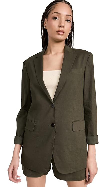 Theory Women's Rolled Sleeve Bf Jacket