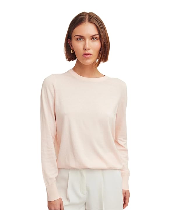 NAADAM Womens Soft by Naadam Cotton Cashmere Crewneck