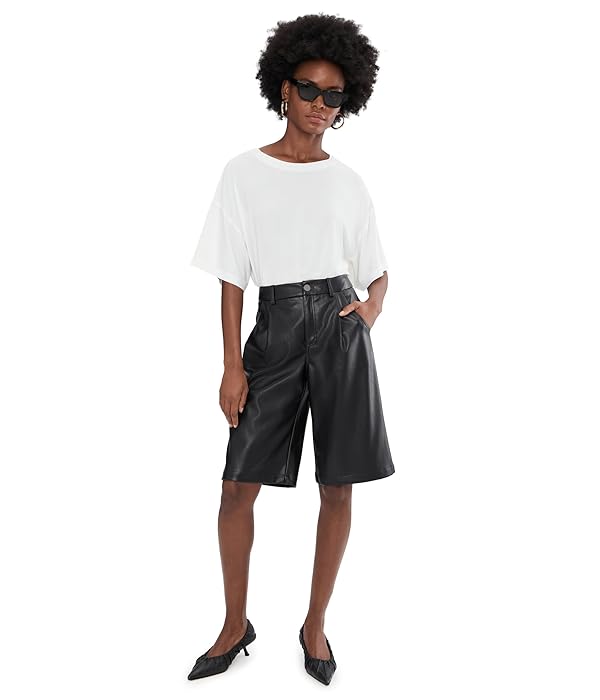 Norma Kamali womens Short Sleeve Boxy T
