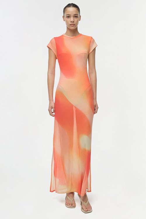 Fia Mesh Midi Dress