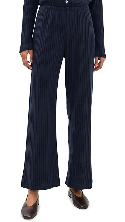 DONNI. Women's The Sweater Rib Simple Pants