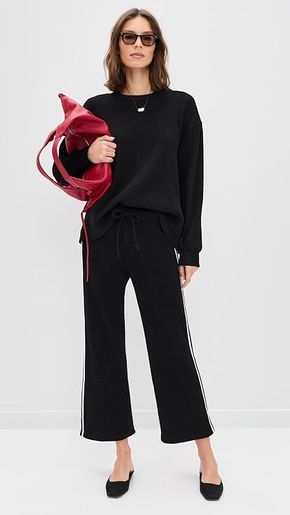 DONNI. Women's The Thermal Crew Neck Pullover
