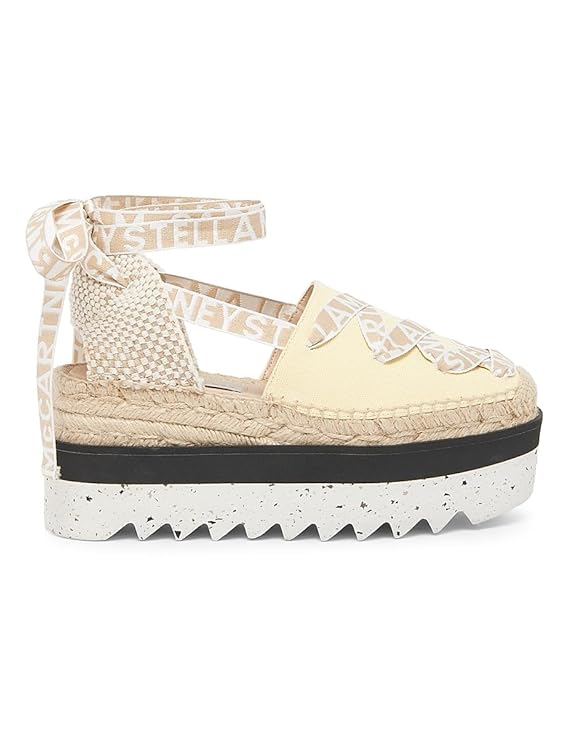 Gaia Logo Canvas Platform Espadrilles