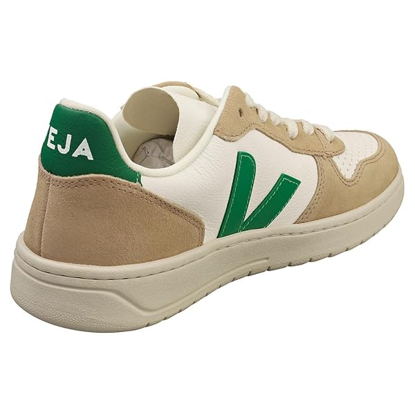 VEJA Women V-10 Extra White/Emeraude/Sahara EU 37 (US Women's 6) Medium