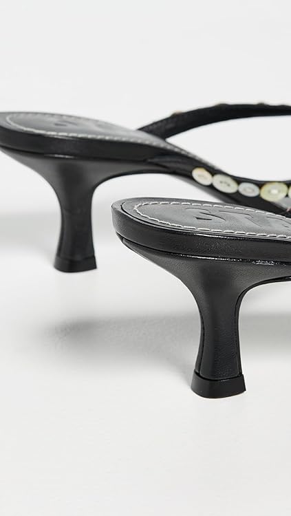 STAUD Women's Freja Thong Kitten Heels