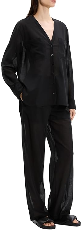 Theory Women's Os Nc Pkt Shirt