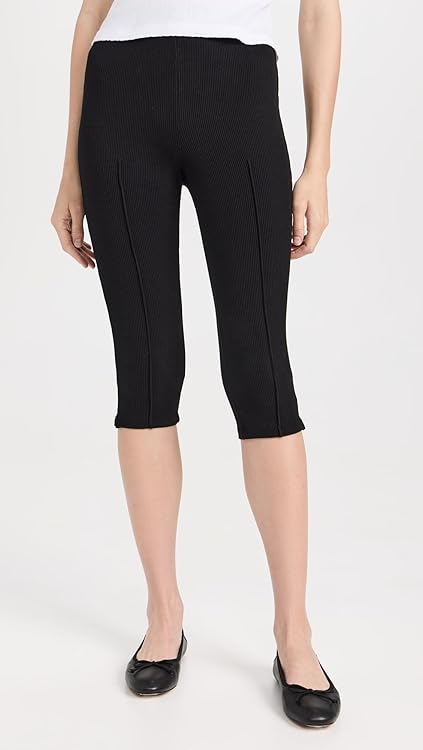 DONNI. Women's The Rib Petal Pusher Trousers