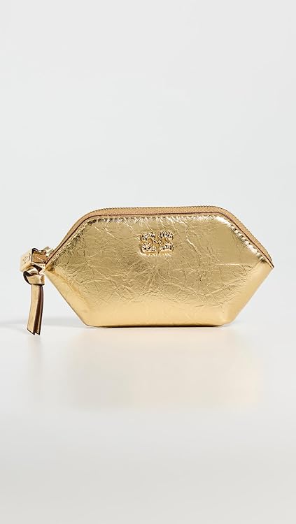 Ganni Women's Bou Crushed Coin Purse